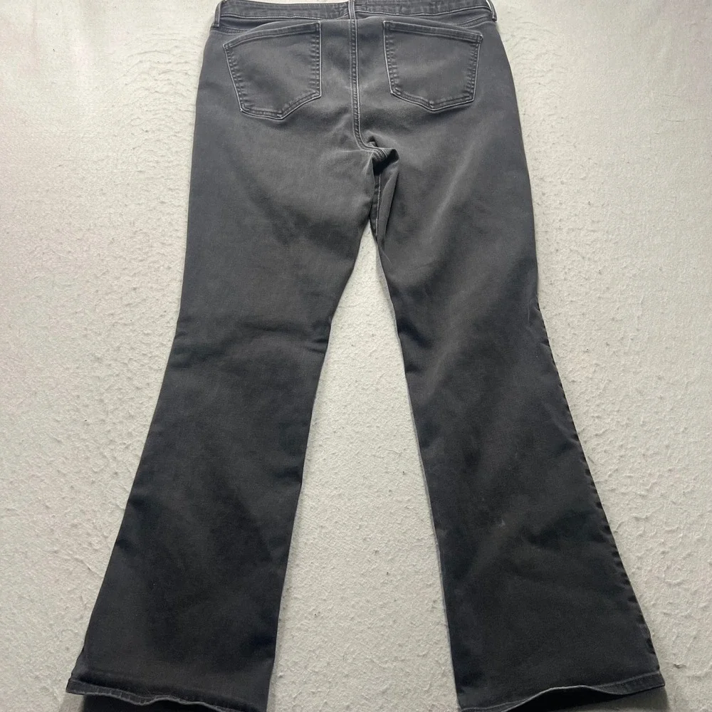 NYDJ Barbara Bootcut Jeans Womens 14 Grey Lift Tuck Stretch Denim Pants 1772
